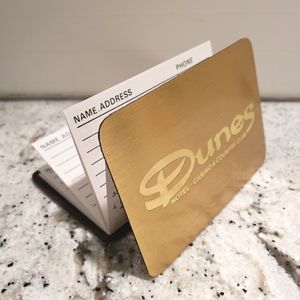 Vintage Dunes Las Vegas casino memorabilia.